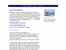 Tablet Screenshot of bauhausfireisland.com